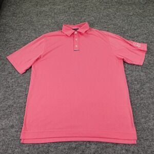 FootJoy Polo Mens Large Pink Golf Shirt Eagle Pointe‎ Golf Club Performance